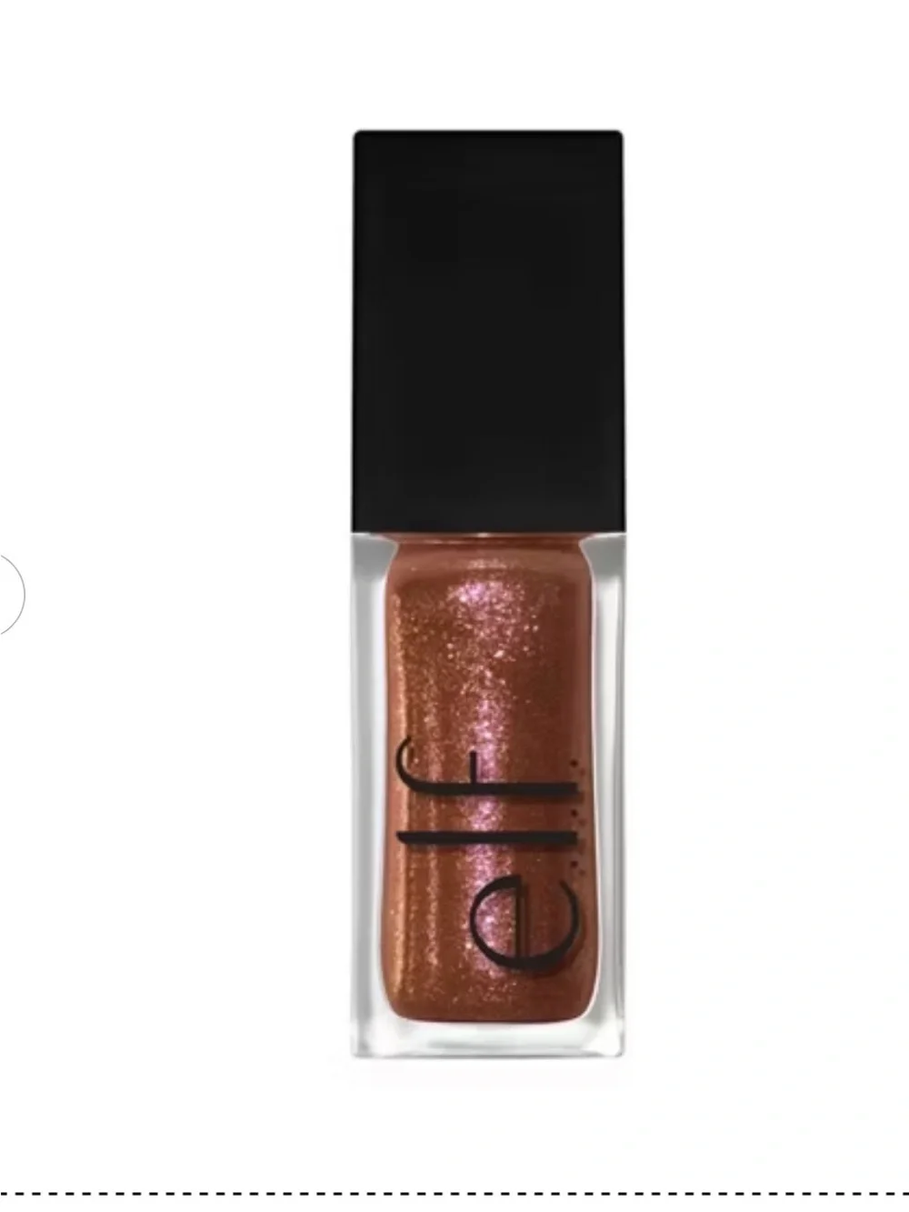e.l.f. Glow Reviver Lip Oil Glimmer - Chocoluxe - 0.25 fl oz: Moisturizing, Para